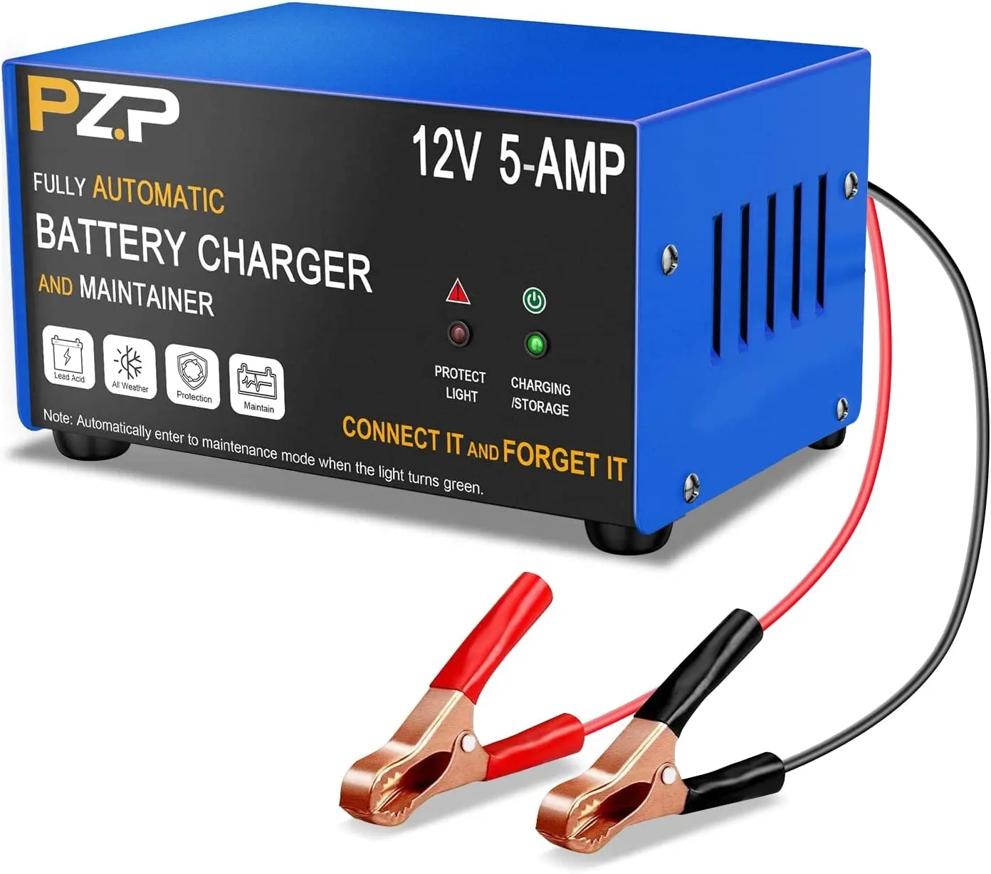 PZP 12 V 5A Batterie ladegerät Smart Automotive 12 Volt Erhaltungs ladegerät und Wartung 12 V Autobatterie ladegerät
