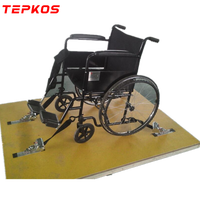 Support rétractable pour fauteuil roulant, pièce de rechange pour véhicule