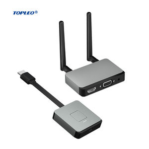 Transmisor y Receptor <span class=keywords><strong>FM</strong></span> Topleo, Adaptador de Audio Inalámbrico Portátil con Video XLR, Transmisor y Receptor HD - Product Image 1