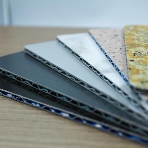 Panel de núcleo de cono de aluminio Placa de plástico de aluminio Exterior <span class=keywords><strong>Pame</strong></span> Reciclable Ecológico Decoración interior para oficina o escuela - Product Image 4