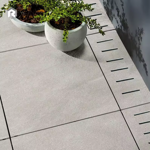 Đầy đủ cơ thể sứ gạch đá New paver <span class=keywords><strong>travertine</strong></span> tự nhiên <span class=keywords><strong>travertine</strong></span> ngoài trời R11 chống trượt 600*600 mét 2cm ánh sáng màu vàng hiện đại - Product Image 4