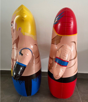 Jouet gonflable Punch Bob et Tumbler gonflable - Imperméable et durable, multicolore