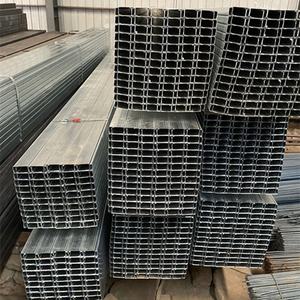 Canal en U de Acero Dulce, Correas en C Usadas, Acero Galvanizado Perforado y Duradero, Canal en C, Productos en Stock, Canales de Acero en Forma de C - Product Image 2