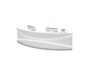 Mostrador de Recepción para Consultorio, Diseño Interior de Belleza, Mostrador de Recepción de Oficina con Frente de Mármol Hecho a Medida de la Mejor Calidad - Product Image 3