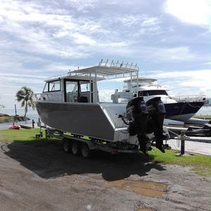 أسلوب حياة Allsea جودة <span class=keywords><strong>30</strong></span> قدم 9 متر من الألومنيوم التجديف القوي مع المقصورة - Product Image 5