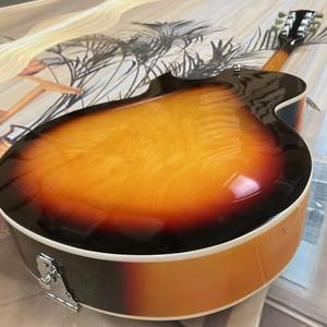 Guitare électrique Sunburst L5, corps en acajou, semi-creuse, finition polie brillante, accastillage chromé, livraison gratuite - Product Image 3