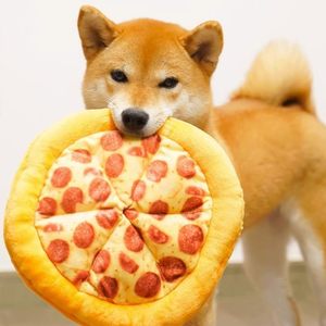 Juguete Sonoro para Perros con Forma de Pizza, Interactivo, Resistente a Desgarros, para Entrenamiento y Masticación - Product Image 1