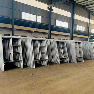 जस्ती धातु मोबाइल मचान सिस्टम इनडोर आउटडोर निर्माण सीढ़ी फ्रेम संरचना अनुकूलित मचान - Product Image 2