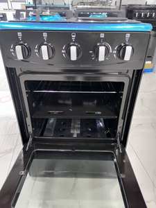 Cuisinière à gaz domestique avec four, 3 brûleurs gaz et 1 four électrique, avec grill - Product Image 2