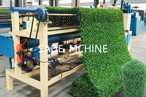 Cỏ nhân tạo tường Chuỗi liên kết hàng rào Máy cuộn Chuỗi liên kết hàng rào thanh dây lưới dệt máy - Product Image 3