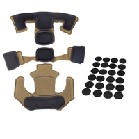 Casque Wendy's doublé de mousse à mémoire de forme, coussin de tête EX, casque tactique, rétrofit