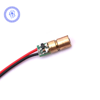 Mini Size 6mm 3-5v 5mw 520nm Laser Module Green Dot Focusable