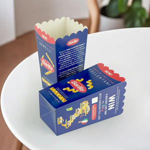 Biểu Tượng Tùy Chỉnh Cao cấp Nổi Thân Thiện Với Môi Có Thể Tái Chế Matt Cán Cứng Nhắc Hộp Thực Phẩm Cho Khô Pasta Bao Bì Siêu Thị Hiển Thị - Product Image 5