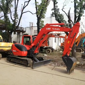 Excavadora compacta de cadenas sin cola Kubota KX185/KX185-3 de 8.2 toneladas, usada, japonesa, de alta calidad, en venta a bajo precio. - Product Image 5
