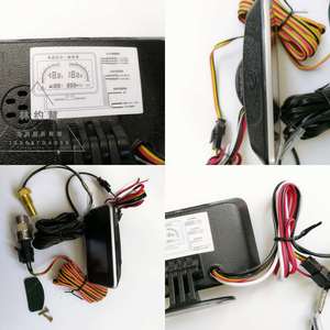 เกจวัด 4 in 1 แสดงระดับน้ำมัน อุณหภูมิน้ำ แรงดันไฟฟ้า แรงดันน้ำมัน 24V 12V สำหรับยานพาหนะการเกษตร รถขุด รถยก - Product Image 4