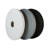 Film PVC sans colle, noir, non adhésif, ruban d'étanchéité pour climatisation, ruban PVC noir et blanc pour conduits d'air