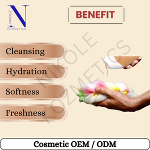 Gel Douche Pêche Doux Nettoyant Corporel Quotidien Parfum Fruité Rafraîchissant Hydratant Soin de la Peau Peau Douce Lisse et Éclatante - Product Image 3