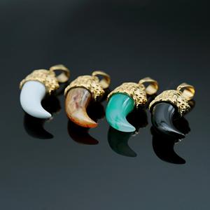 Hiphop 316L Stainless Steel <strong>lion</strong> Head Resin Wolf Teeth <strong>Pendant</strong> - Product Image 3