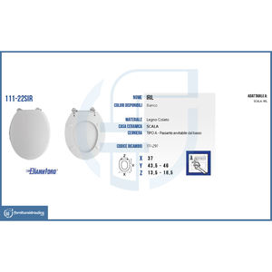 Moderna y Elegante Tapa de Inodoro con Control Remoto, Material Plástico PP para Uso en Baños, por Iril Vase Ladder - Product Image 2