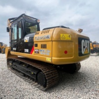 Excavatrice d'occasion CAT320D2 à faible nombre d'heures de fonctionnement, prête à l'emploi, haute efficacité, économique, prix abordable, peinture d'origine, à vendre