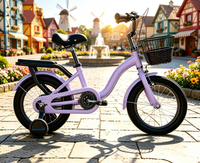 Vélo de ville pour enfants de 12 pouces, meilleure vente, directement de l'usine, pour garçons et filles, cadre en acier à haute teneur en carbone, vitesse unique, vente en gros