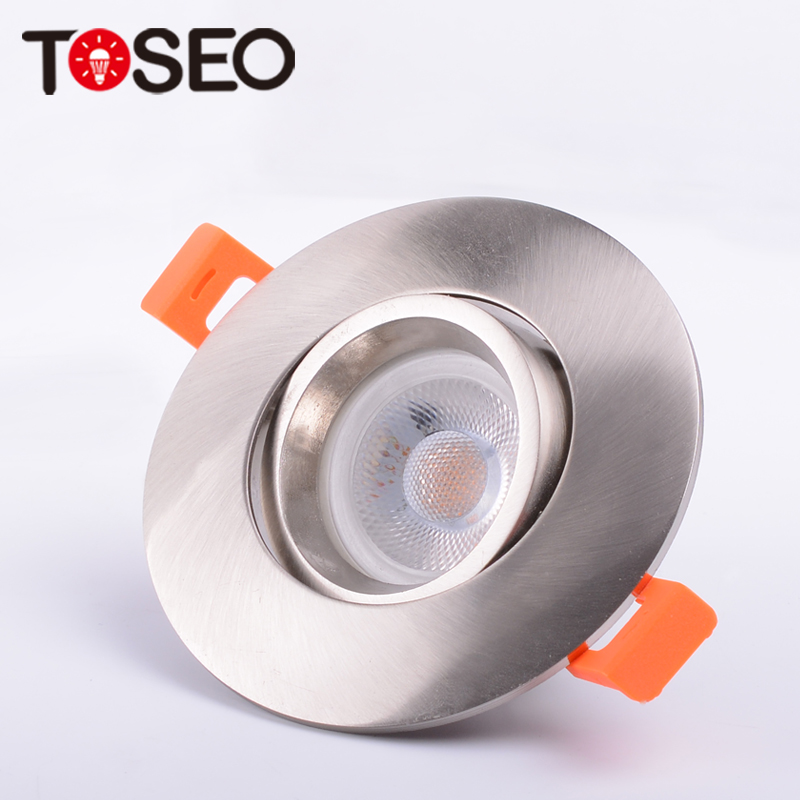 100mm Round Recessed Downlights Fixture IP20 For Shops / Hotel