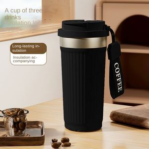 แก้วกาแฟพกพาขนาด 8 ออนซ์ พร้อมหลอดและสายคล้องคอ สำหรับใช้งานกลางแจ้ง เหมาะสำหรับผู้ชายและผู้หญิง - Product Image 6