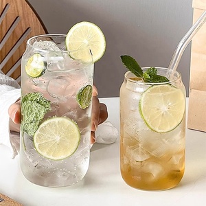 Biểu tượng tùy chỉnh có thể bia kính ly Mason chum hình thăng hoa nhỏ đóng hộp bia Cocktail Whisky rượu Soda nước trái cây Uống Thủy Tinh - Product Image 3