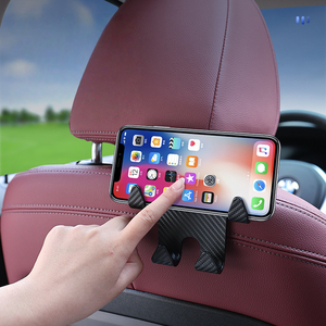 ที่วางโทรศัพท์มือถือในรถยนต์ใหม่สุดสร้างสรรค์พร้อมตัวยึดแบบตะขอเกี่ยวด้านหลังที่นั่งและตัวยึดหมอนรองคอแบบซ่อนได้สะดวก - Product Image 4