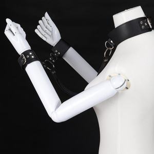 Kit de Restricción de Cuello a Muñeca para Adultos, Tras las Manillas, Bondage Sexy, BDSM, Fetiche, SM, Negro, COKELIFE - Product Image 6