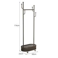 Porte-vêtements sur pied en métal, support de rangement et de suspension pour vêtements domestiques avec étagère à chaussures