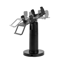 Support de terminal de point de vente portable en gros, rotation à 360 degrés, support réglable avec câbles dissimulés, noir