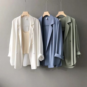 Liu <span class=keywords><strong>Ming</strong></span> nuevo Otoño Invierno mujer moda coreana Streetwear prendas de vestir Chaqueta larga Blazer abrigos - Product Image 6