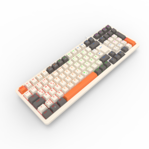 Hot Phong Cách Đức Máy Tính Xách Tay Bàn Phím Cơ Khí Chơi Game Double-Shot ABS Keycaps Ánh Sáng Bàn Phím Cho PC Mac - Product Image 2