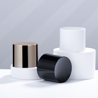 Vente en gros 24/410 blanc noir plat/concave bouchon à vis OEM / ODM anti-déversement ABS + PP couvercle bouteille cosmétiques couvercle #2050