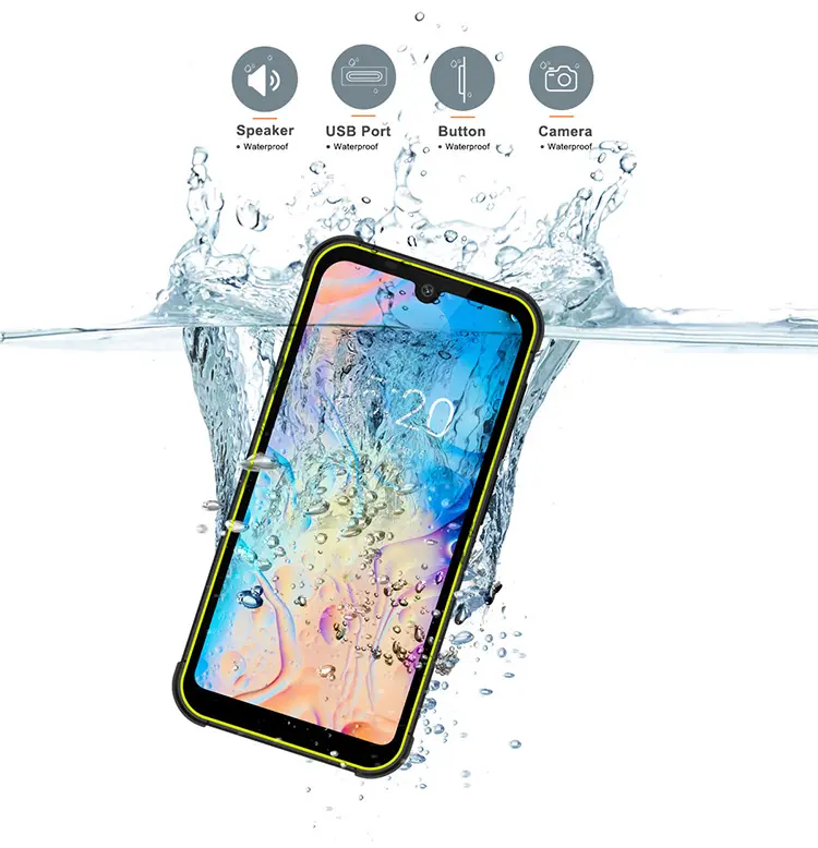 Phonemax OEM M1 nfc cell mobile android مقاوم للماء هاتف ذكي 5G ip68 وهواتف متينة مقاومة للماء