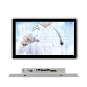 <span class=keywords><strong>PC</strong></span> industriel sans ventilateur à écran LCD large de 15,6 pouces 1920*1080 Rockchip RK3568B2 LPDDR4 <span class=keywords><strong>4</strong></span> Go EMMC 64 Go 2 LAN POE <span class=keywords><strong>4</strong></span> COM - Product Image 1