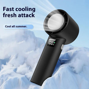 Популярный портативный ручной вентилятор с 100 скоростями, функцией холодного компресса, турбо-охлаждением, миниатюрный, USB, для улицы - Product Image 1