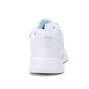 2022儿童休闲风格学校鞋儿童PU皮革白色运动鞋男女男孩定制制造商
