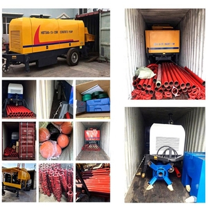 Bomba de Hormigón Premezclado Portátil HBTS40 con Remolque para Construcción de Viviendas, Varios Equipos Mecánicos - Product Image 4