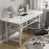 Table pliante moderne en noyer clair Mobilier de bureau peu encombrant pour le salon, la maison, la cuisine et la chambre à coucher