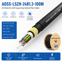 Cable Óptico ASU para Exteriores, Precio de Fábrica, 60/80 G652D Monomodo FTTH, 2-48 Hilos, Cubierta de PVC LSZH, 4km/Rollo