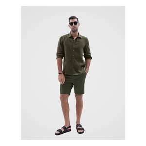 เสื้อเชิ้ตผู้ชาย แฟชั่นเหนือกาลเวลา ทรงปกติ ผ้าทนทาน เหมาะสำหรับใส่ลำลอง ทำงาน เดินทาง และใช้ในชีวิตประจำวัน - Product Image 6