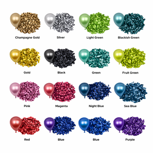 Wholesale High Quality 12" 2.8g Chrome Metallic Latex Balloons Eco-friendly Custom Printing Christmas Party <b>Decoration</b> - Product Image 1
