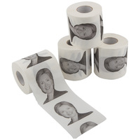 Papier toilette cadeau amusant et politique 2 plis Offre Spéciale, papier de soie Premium hilary