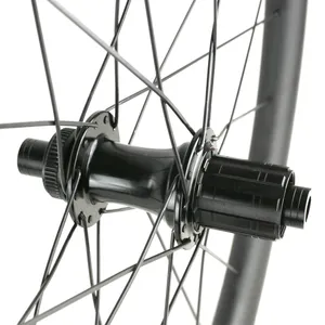 Углеродные колеса Cyclocross, 35 мм, 650B, комплект колес для велосипеда, дисковый тормоз, углеродные дорожные велосипедные колеса