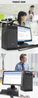 PC hesaplama ITX ATX sunucu durumda siyah USB ses soğutma fanı ROHS masaüstü orta kule yüksek kalite