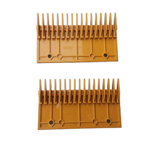 Placa de peine de plástico S655B6 para escaleras mecánicas, 17 dientes, amarilla, dientes espaciados, para accesorios modernos de escaleras mecánicas - Product Image 5