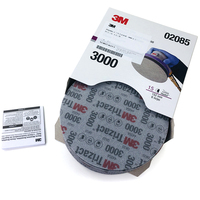 Disque abrasif en mousse 3M 02085 Trizact P3000, disque éponge pour la finition de la peinture, l'élimination des micro-rayures, le polissage et le ponçage