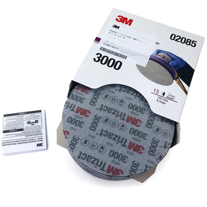 3m 02085 Trizact P3000 bọt-hậu thuẫn đĩa mài mòn cho sơn hoàn thiện micro loại bỏ vết xước đánh bóng và chà nhám - Product Image 4